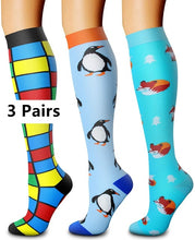 Load image into Gallery viewer, Women&#39;s Long Knitted Knee Length Socks - Ailime Designs