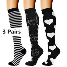 Load image into Gallery viewer, Women&#39;s Long Knitted Knee Length Socks - Ailime Designs