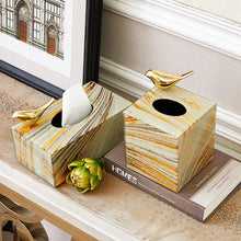 Load image into Gallery viewer, Classic Style Marble Design Tissue Box Containers – Ailime Designs