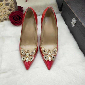 Women’s Red Hot Stylish Fashion Apparel - Classic Bridal Pumps