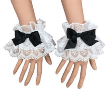 Load image into Gallery viewer, Bridal Lace Trim Gloves – Fine Quality Wedding Accessories