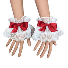 Load image into Gallery viewer, Bridal Lace Trim Gloves – Fine Quality Wedding Accessories