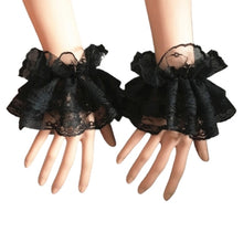 Load image into Gallery viewer, Bridal Lace Trim Gloves – Fine Quality Wedding Accessories