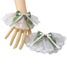 Load image into Gallery viewer, Bridal Lace Trim Gloves – Fine Quality Wedding Accessories