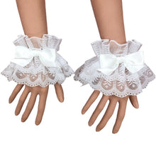 Load image into Gallery viewer, Bridal Lace Trim Gloves – Fine Quality Wedding Accessories