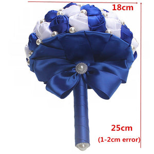 Bridal Accessories - Wedding Rhinestones Trim Flower Bouquets