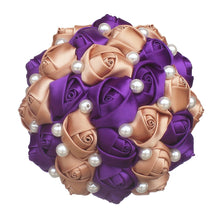 Load image into Gallery viewer, Bridal Accessories - Wedding Rhinestones Trim Flower Bouquets