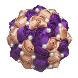 Bridal Accessories - Wedding Rhinestones Trim Flower Bouquets