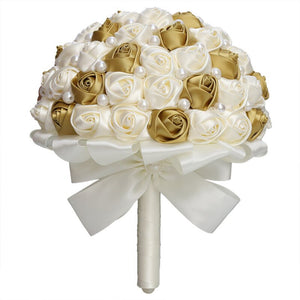 Bridal Accessories - Wedding Rhinestones Trim Flower Bouquets