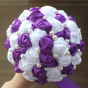 Bridal Accessories - Wedding Rhinestones Trim Flower Bouquets