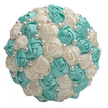 Load image into Gallery viewer, Bridal Accessories - Wedding Rhinestones Trim Flower Bouquets