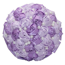 Load image into Gallery viewer, Bridal Accessories - Wedding Rhinestones Trim Flower Bouquets