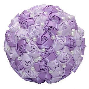 Bridal Accessories - Wedding Rhinestones Trim Flower Bouquets