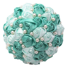 Load image into Gallery viewer, Bridal Accessories - Wedding Rhinestones Trim Flower Bouquets