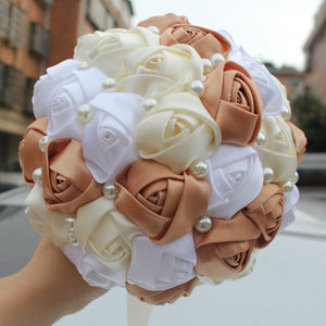 Bridal Accessories - Wedding Rhinestones Trim Flower Bouquets