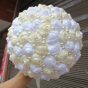 Bridal Accessories - Wedding Rhinestones Trim Flower Bouquets