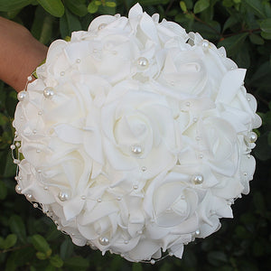 Bridal Accessories - Wedding Rhinestones Trim Flower Bouquets