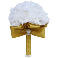 Load image into Gallery viewer, Bridal Accessories - Wedding Rhinestones Trim Flower Bouquets