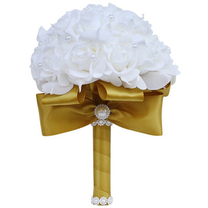 Bridal Accessories - Wedding Rhinestones Trim Flower Bouquets