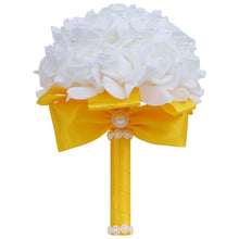 Load image into Gallery viewer, Bridal Accessories - Wedding Rhinestones Trim Flower Bouquets