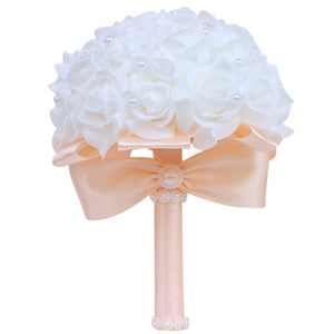 Bridal Accessories - Wedding Rhinestones Trim Flower Bouquets