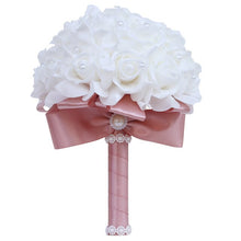 Load image into Gallery viewer, Bridal Accessories - Wedding Rhinestones Trim Flower Bouquets