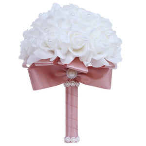 Bridal Accessories - Wedding Rhinestones Trim Flower Bouquets