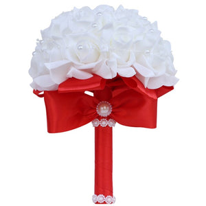 Bridal Accessories - Wedding Rhinestones Trim Flower Bouquets