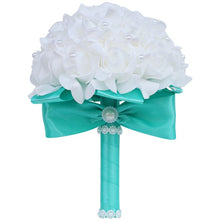 Load image into Gallery viewer, Bridal Accessories - Wedding Rhinestones Trim Flower Bouquets