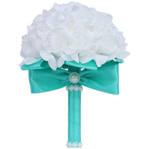 Bridal Accessories - Wedding Rhinestones Trim Flower Bouquets