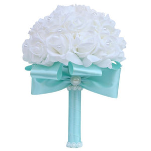 Bridal Accessories - Wedding Rhinestones Trim Flower Bouquets