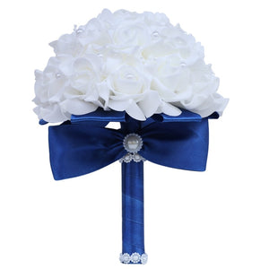 Bridal Accessories - Wedding Rhinestones Trim Flower Bouquets