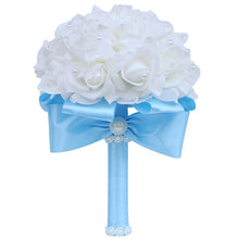 Load image into Gallery viewer, Bridal Accessories - Wedding Rhinestones Trim Flower Bouquets