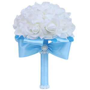 Bridal Accessories - Wedding Rhinestones Trim Flower Bouquets