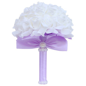 Bridal Accessories - Wedding Rhinestones Trim Flower Bouquets