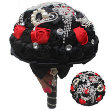 Load image into Gallery viewer, Bridal Accessories - Wedding Rhinestones Trim Flower Bouquets