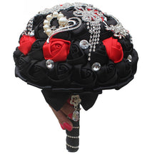 Load image into Gallery viewer, Bridal Accessories - Wedding Rhinestones Trim Flower Bouquets