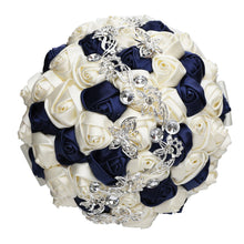 Load image into Gallery viewer, Bridal Accessories - Wedding Rhinestones Trim Flower Bouquets