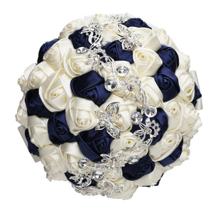 Bridal Accessories - Wedding Rhinestones Trim Flower Bouquets