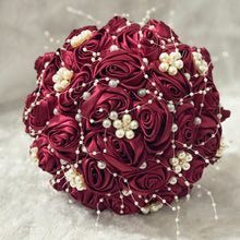 Load image into Gallery viewer, Bridal Accessories - Wedding Rhinestones Trim Flower Bouquets