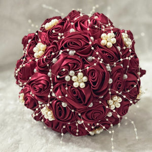 Bridal Accessories - Wedding Rhinestones Trim Flower Bouquets