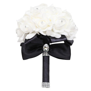 Bridal Accessories - Wedding Rhinestones Trim Flower Bouquets