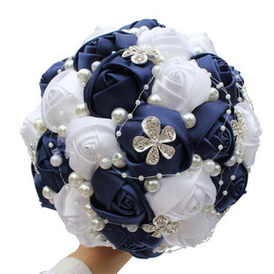 Bridal Accessories - Wedding Rhinestones Trim Flower Bouquets