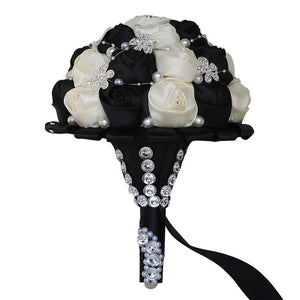 Bridal Accessories - Wedding Rhinestones Trim Flower Bouquets