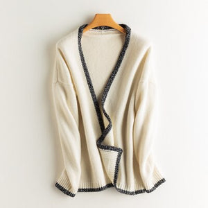 Women's 2pc 100% Cashmere Cardigan Sweater Sets - Ailime Designs