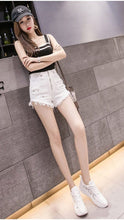 Load image into Gallery viewer, Women’s Street Style Denim Shorts - Ailime Design