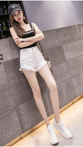 Women’s Street Style Denim Shorts - Ailime Design