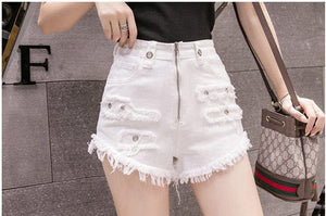 Women’s Street Style Denim Shorts - Ailime Design