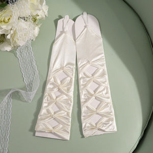 Bridal Lace Trim Gloves – Fine Quality Wedding Accessories