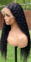 Load image into Gallery viewer, Curley Black Lace Front Human Hair Wigs -  Ailime Designs